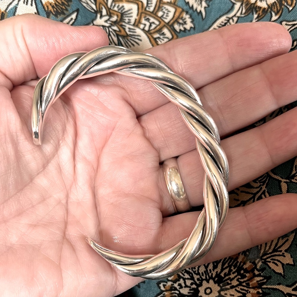 Silpada twist sterling silver bracelet